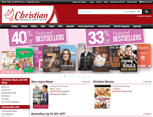 Tablet Screenshot of christianbookandgiftshop.com